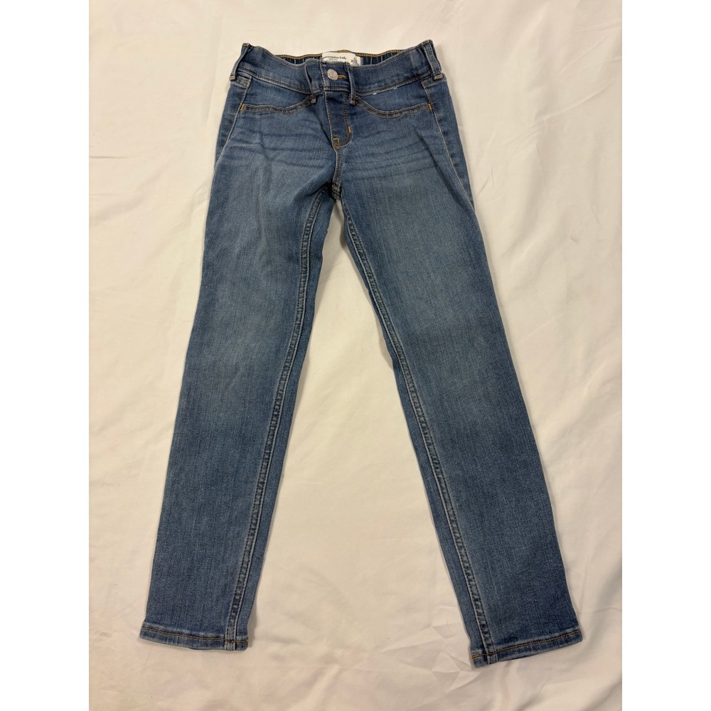 Abercrombie Kids Girls 7/8 Denim Jegging Pull-On Mid-Rise